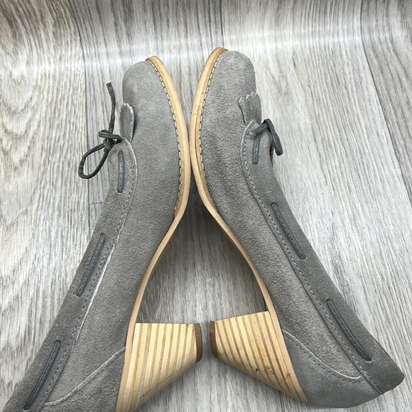 California Cobblers 1970s Suede wood Block Heel Pumps - Picture 11 of 13